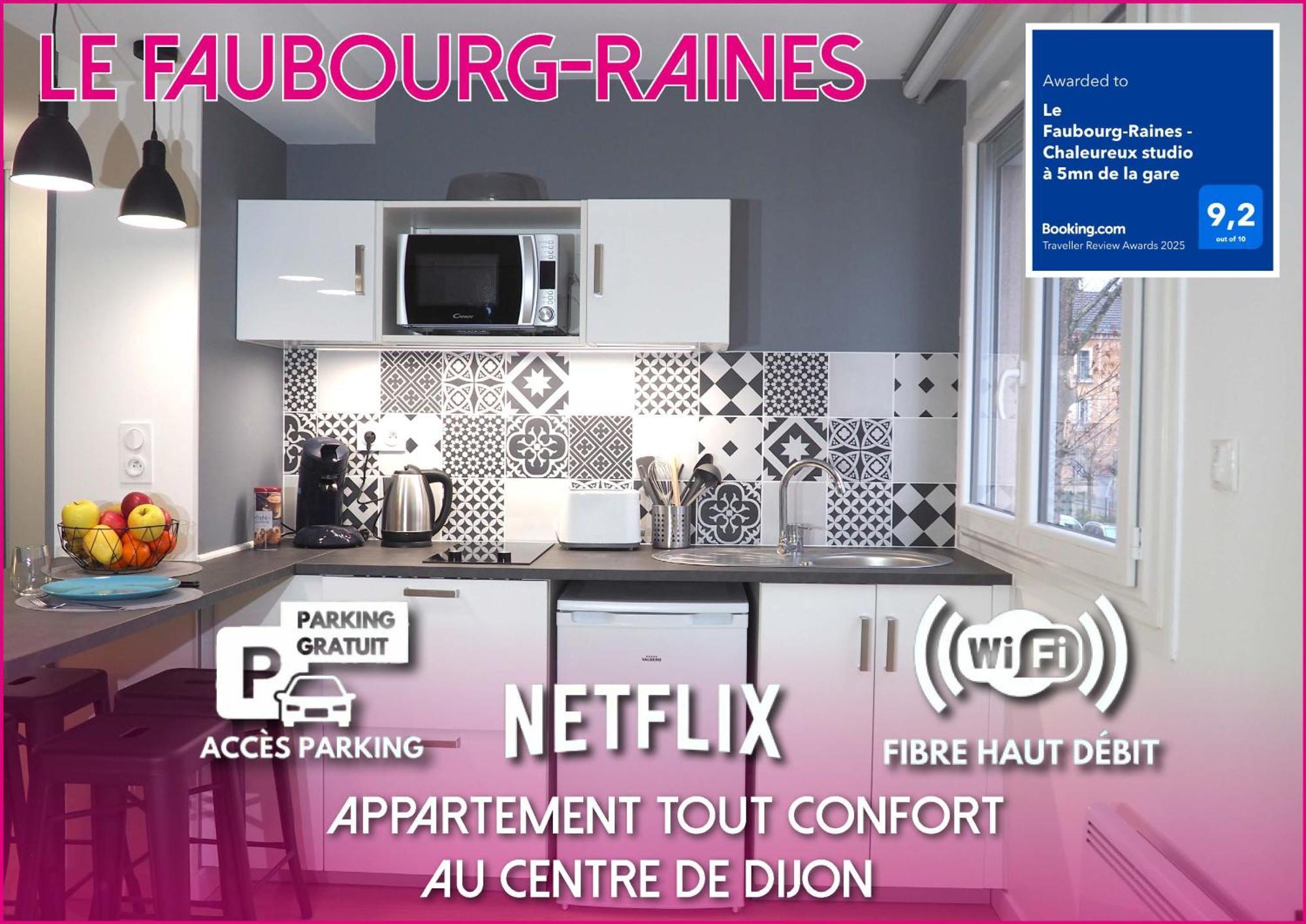 Le Faubourg-Raines - Chaleureux Studio A 5Mn De La Gare Дижон Екстериор снимка